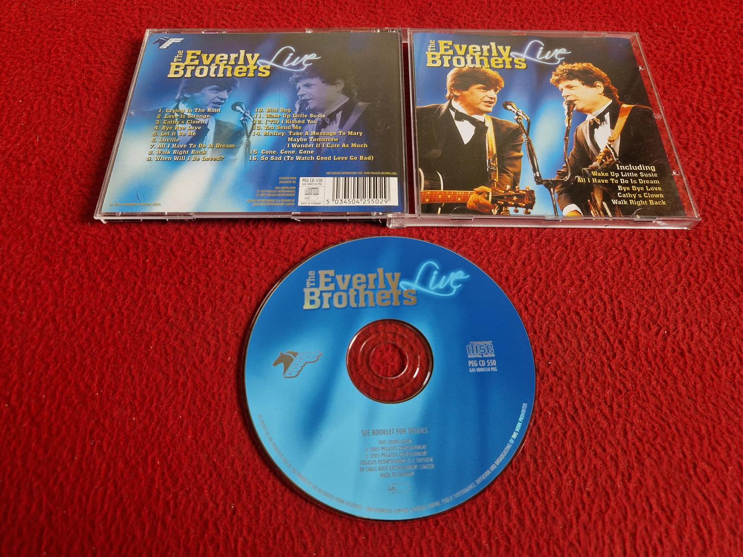 THE EVERLY BROTHERS LIVE CD