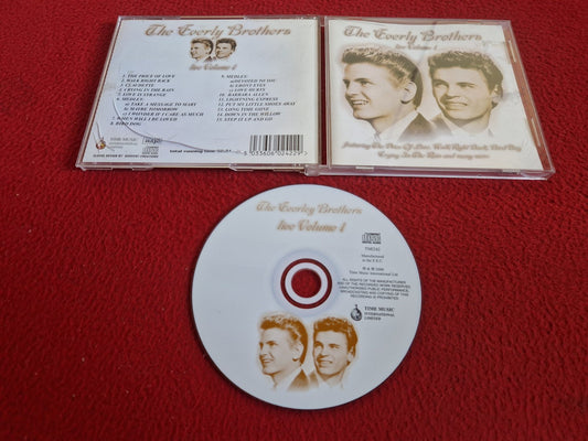 THE EVERLY BROTHERS LIVE VOLUME 1 CD