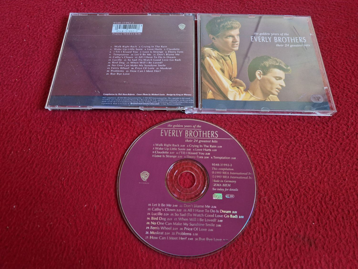 THE EVERLY BROTHERS THE GOLDEN YEARS OF CD