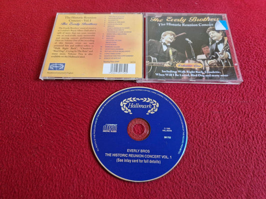 THE EVERLY BROTHERS THE HISTORIC REUNION CONCERT VOLUME 1 CD