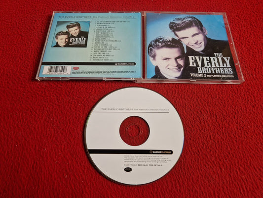 THE EVERLY BROTHERS VOLUME 2 THE PLATINUM COLLECTION CD