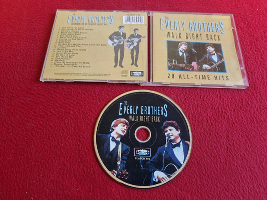 THE EVERLY BROTHERS WALK RIGHT BACK 20 ALL TIME HITS CD