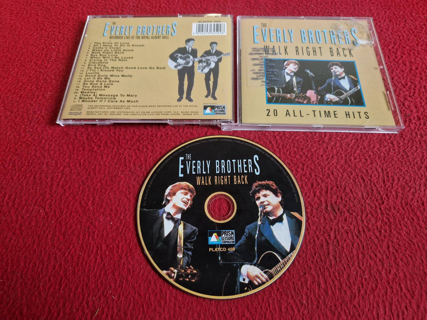THE EVERLY BROTHERS WALK RIGHT BACK CD