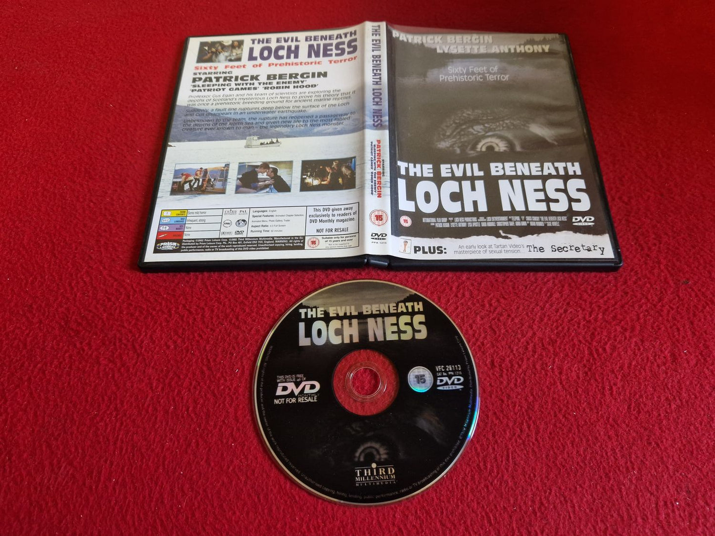 THE EVIL BENEATH LOCH NESS DVD