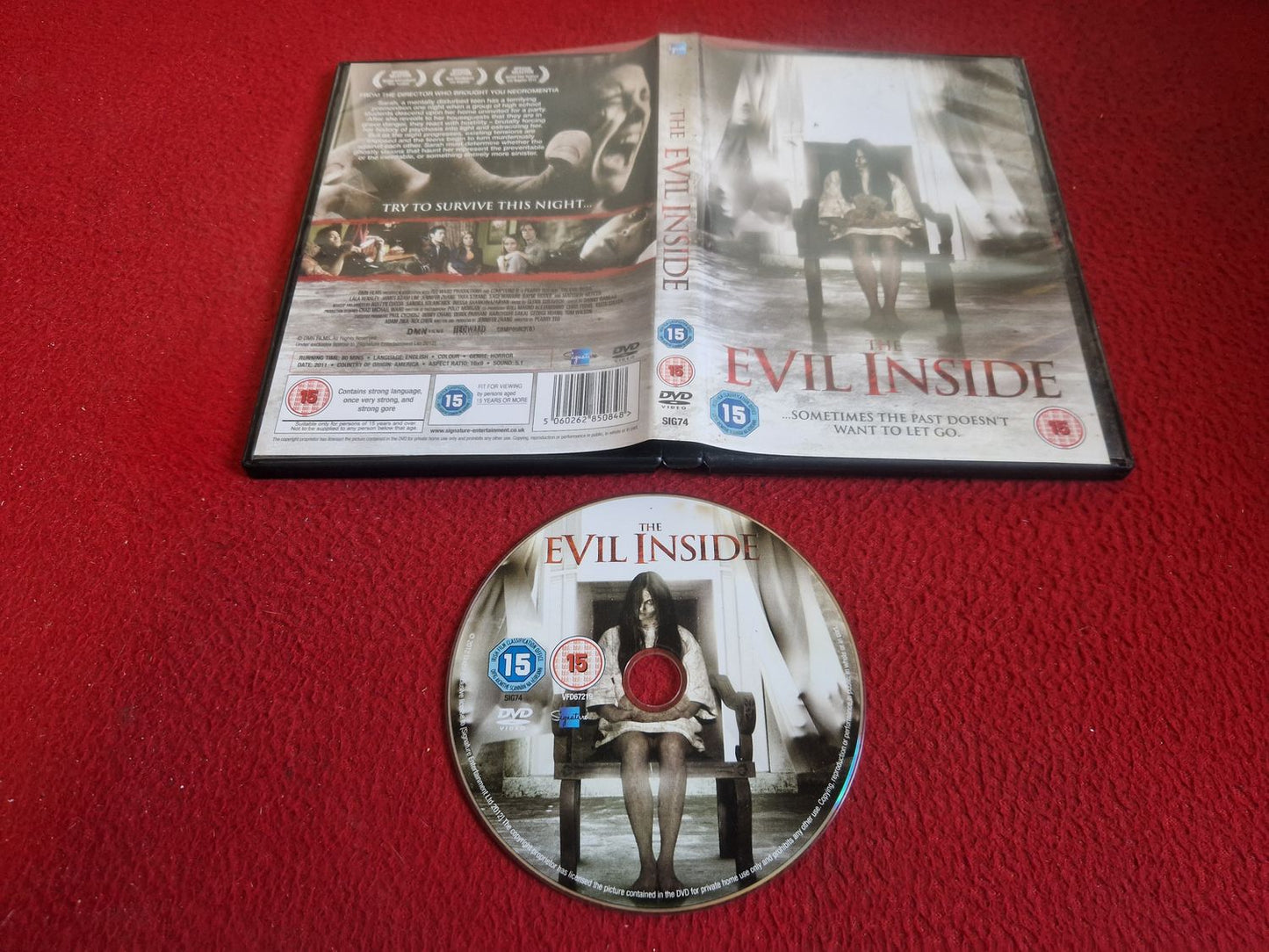 THE EVIL INSIDE DVD