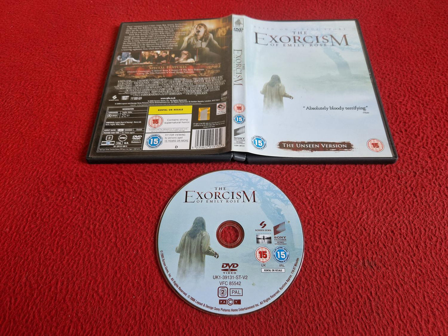 THE EXORCISM OF EMILY ROSE DVD