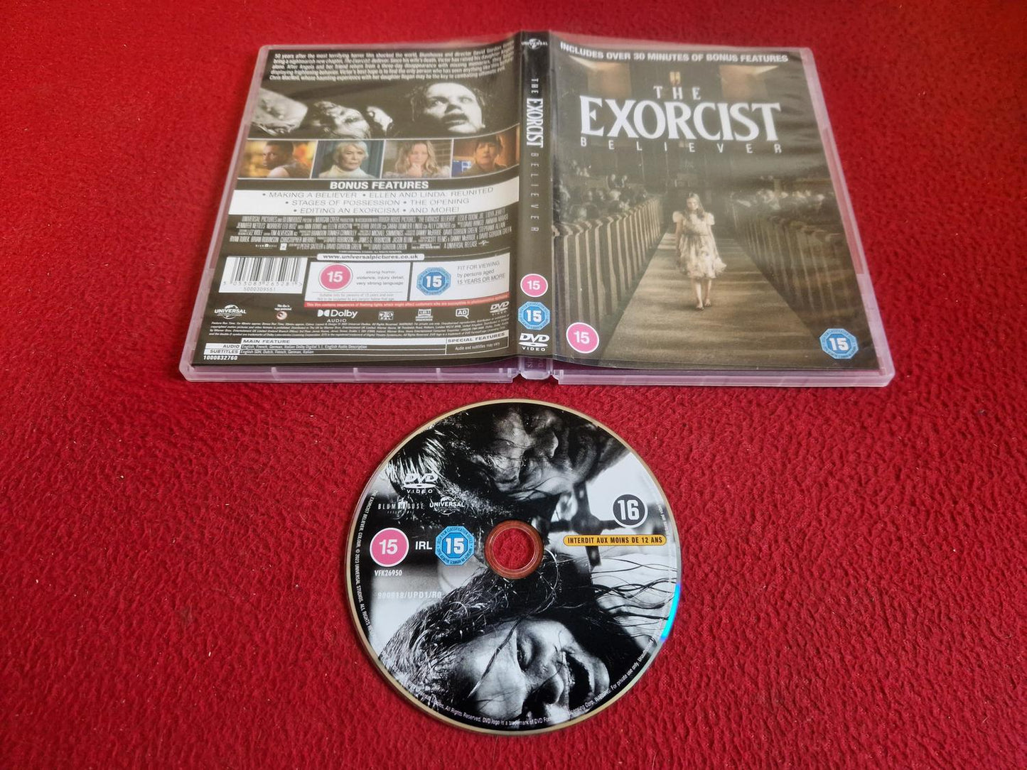 THE EXORCIST BELIEVER DVD
