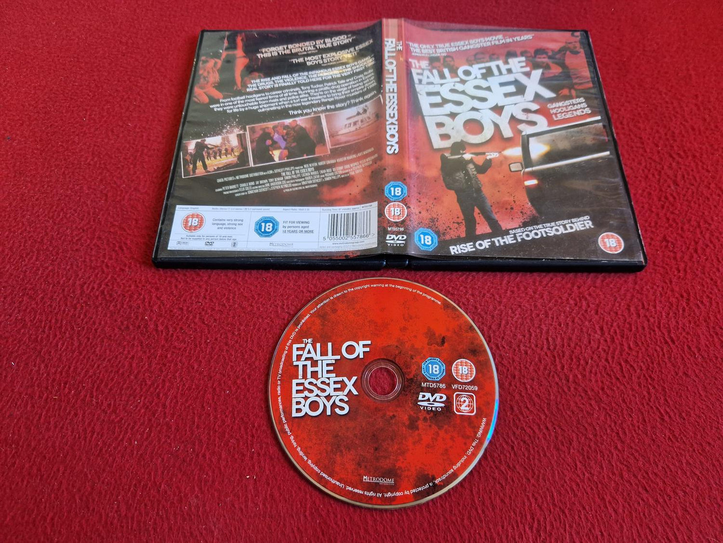 THE FALL OF THE ESSEX BOYS DVD