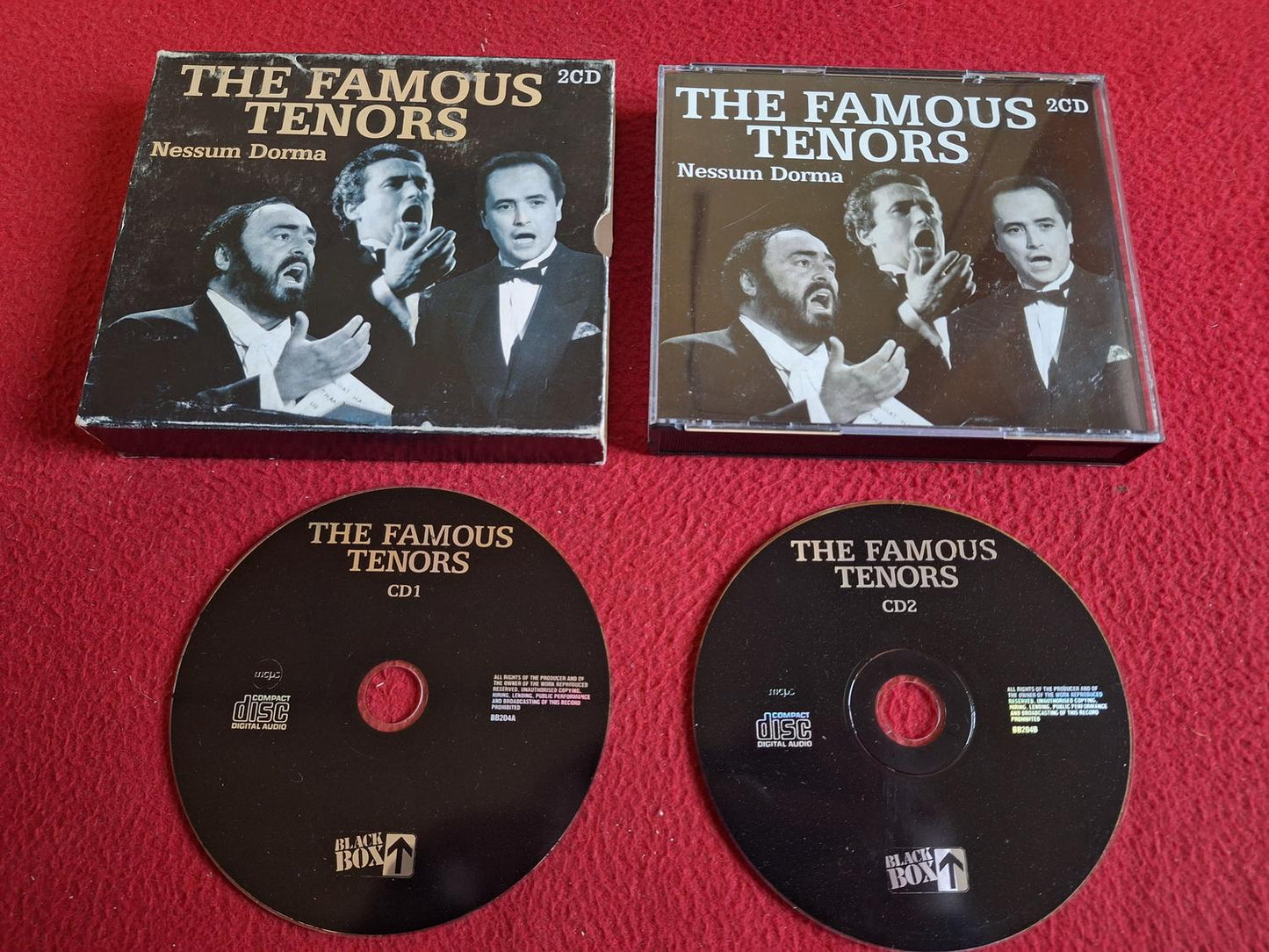 THE FAMOUS TENORS NESSUM DORMA CD BOX