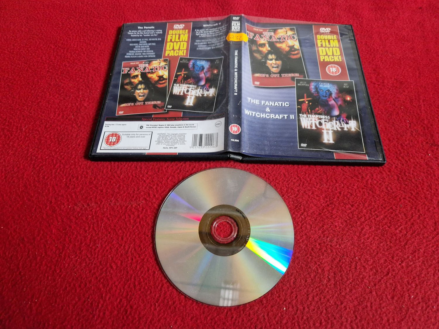 THE FANATIC / WITCHCRAFT 2 DVD