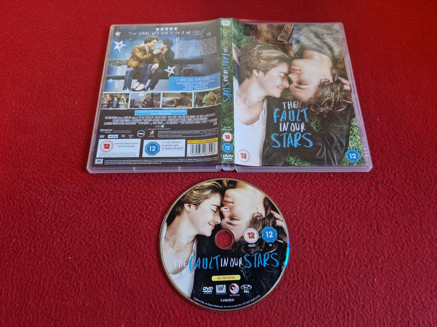 THE FAULT IN OUR STARS DVD