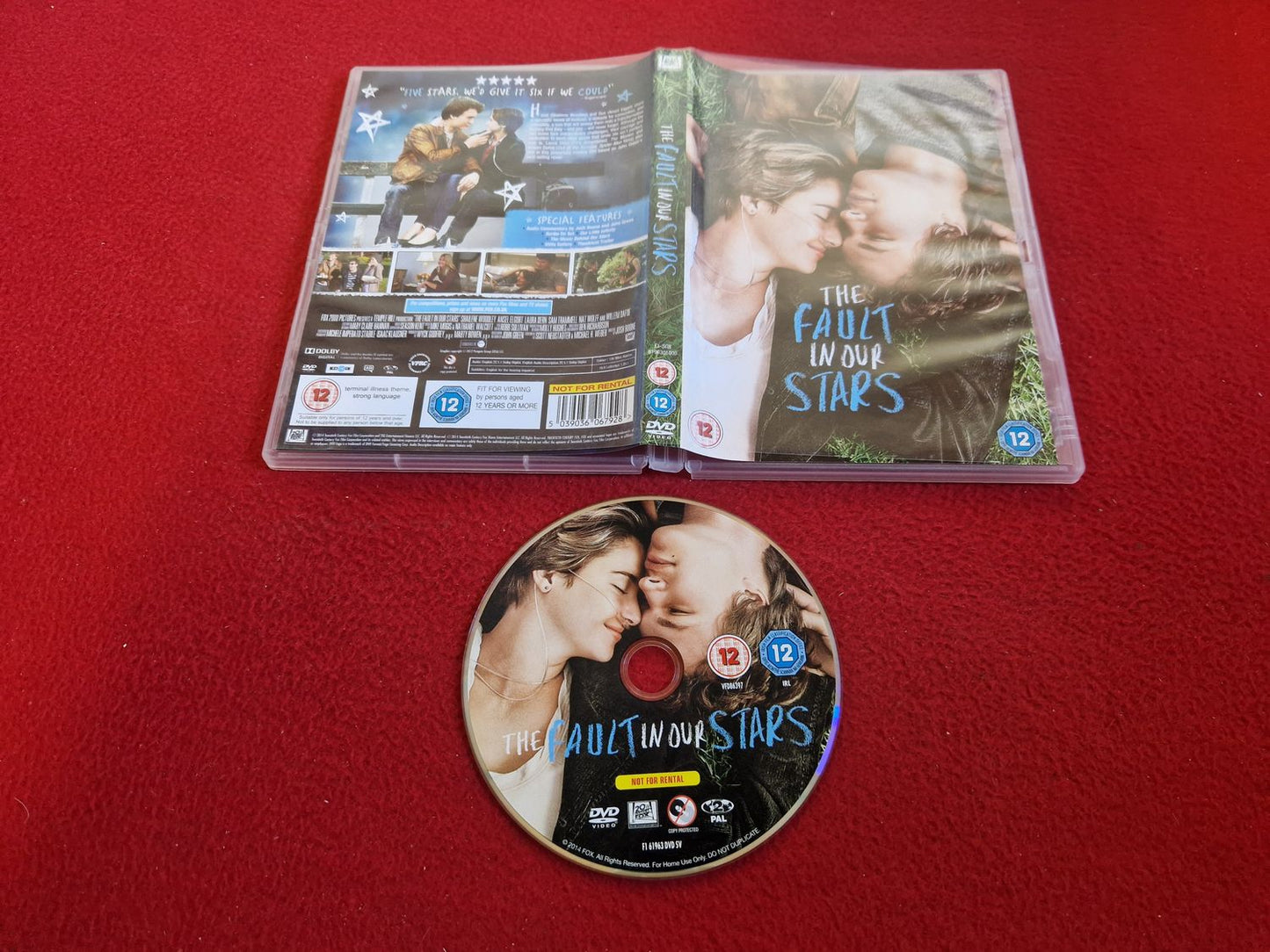 THE FAULT IN OUR STARS DVD