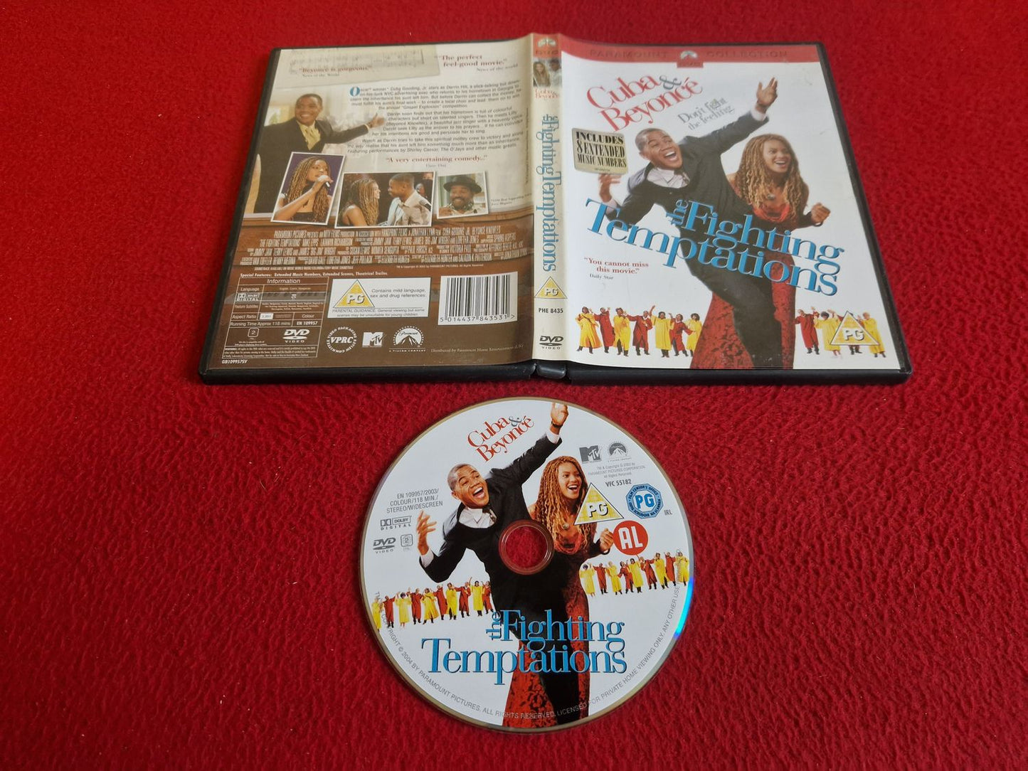 THE FIGHTING TEMPTATIONS DVD