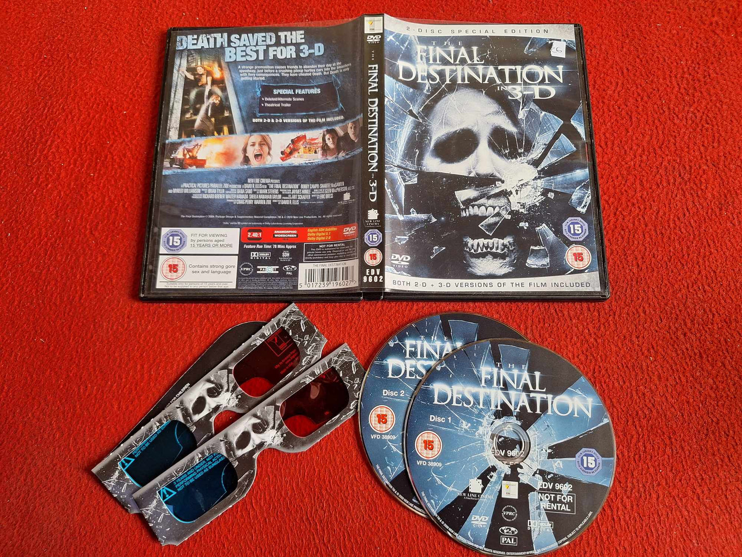 THE FINAL DESTINATION IN 3D / 2D DVD