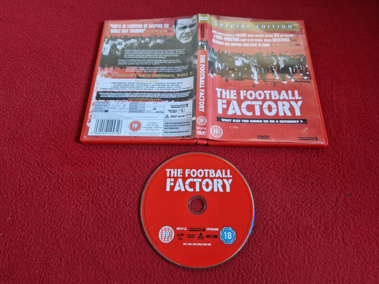 THE FOOTBALL FACTORY DVD