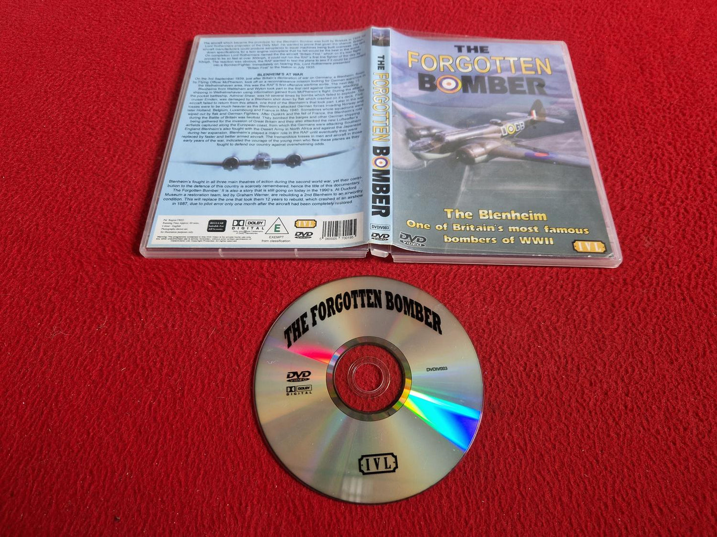 THE FORGOTTEN BOMBER DVD