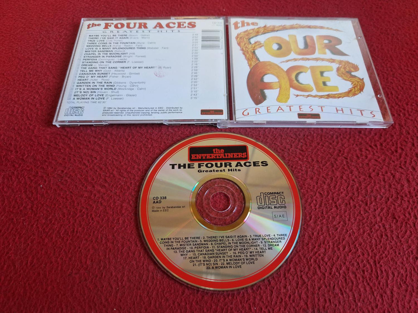 THE FOUR ACES GREATEST HITS CD