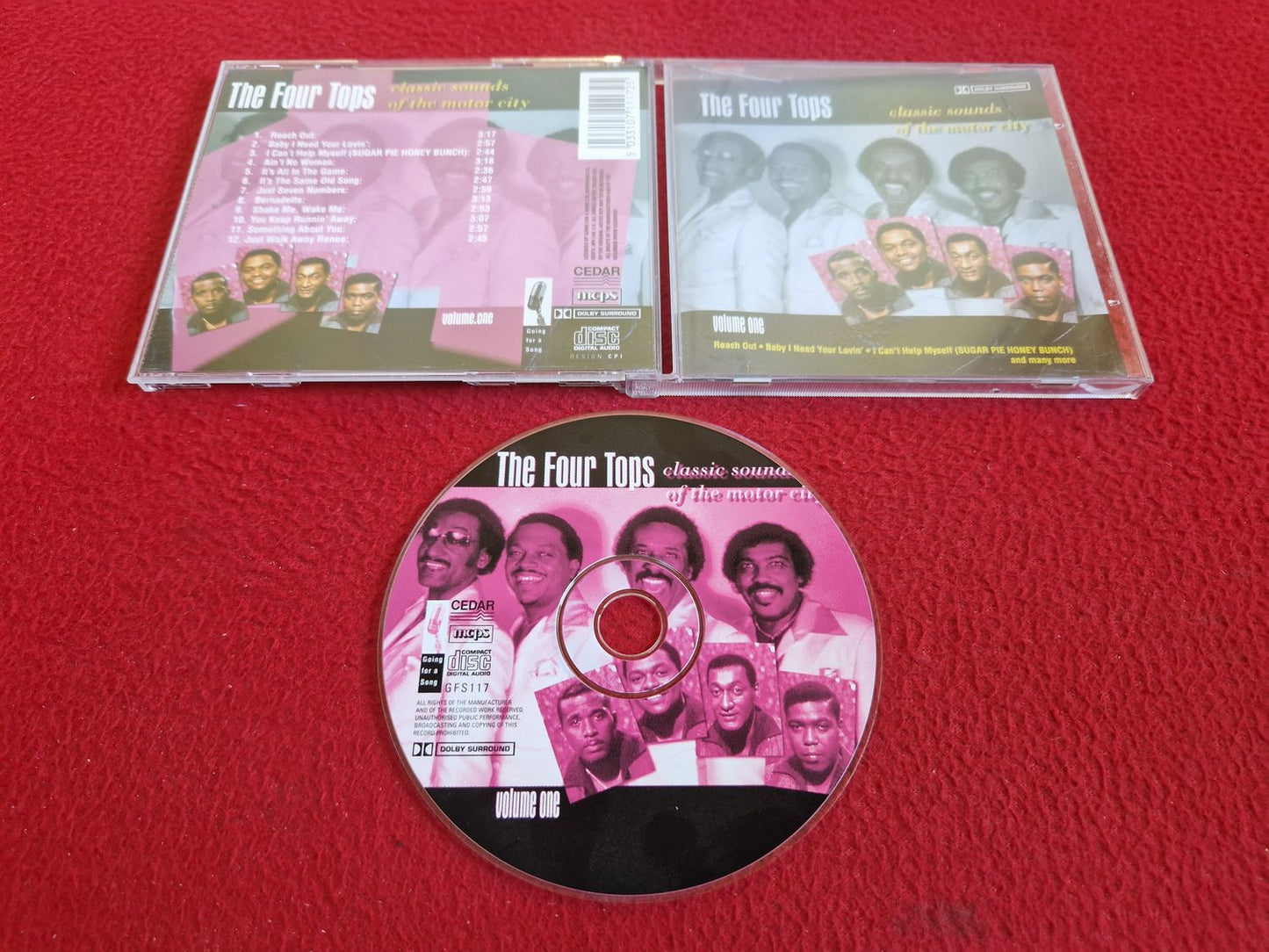 THE FOUR TOPS CLASSIC SOUNDS OF THE MOTOR CITY VOLUME ONE CD
