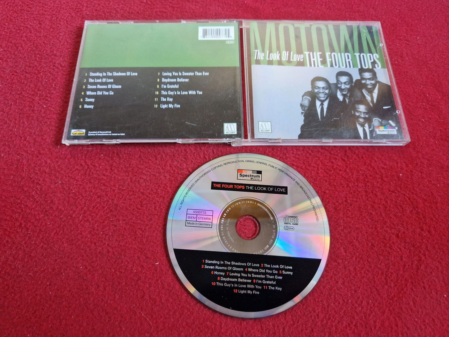 THE FOUR TOPS THE LOOK OF LOVE till CD