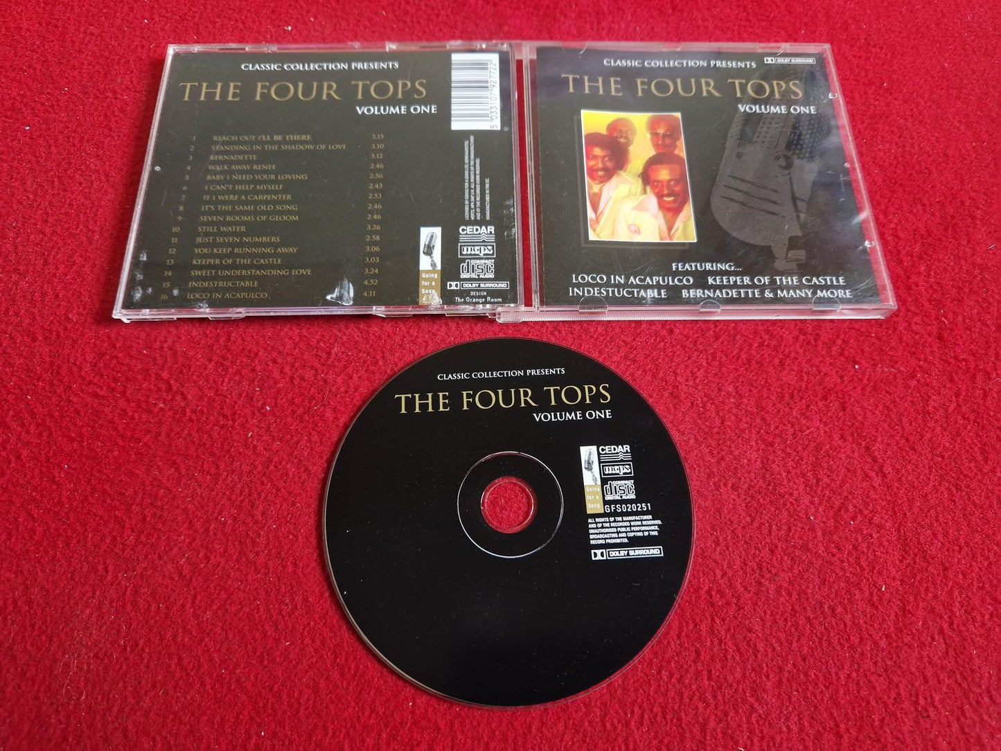 THE FOUR TOPS VOLUME ONE till CD