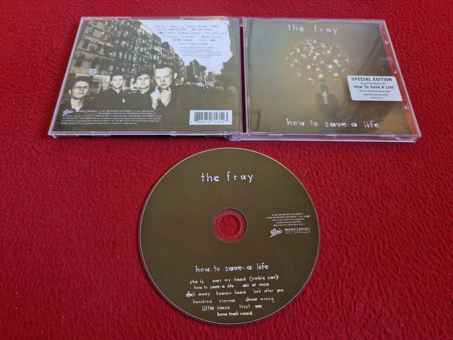 THE FRAY HOW TO SAVE A LIFE CD