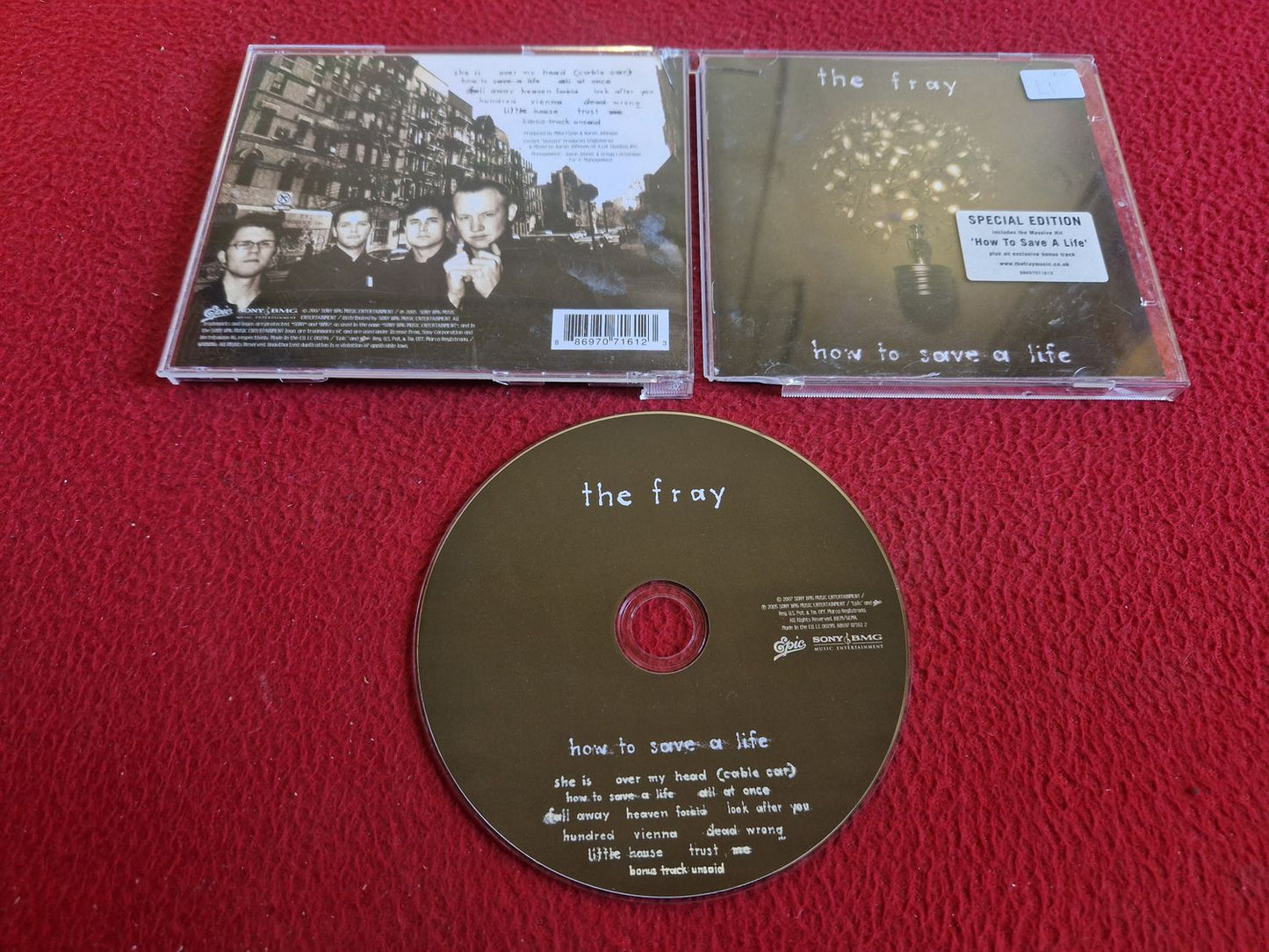 THE FRAY HOW TO SAVE A LIFE CD