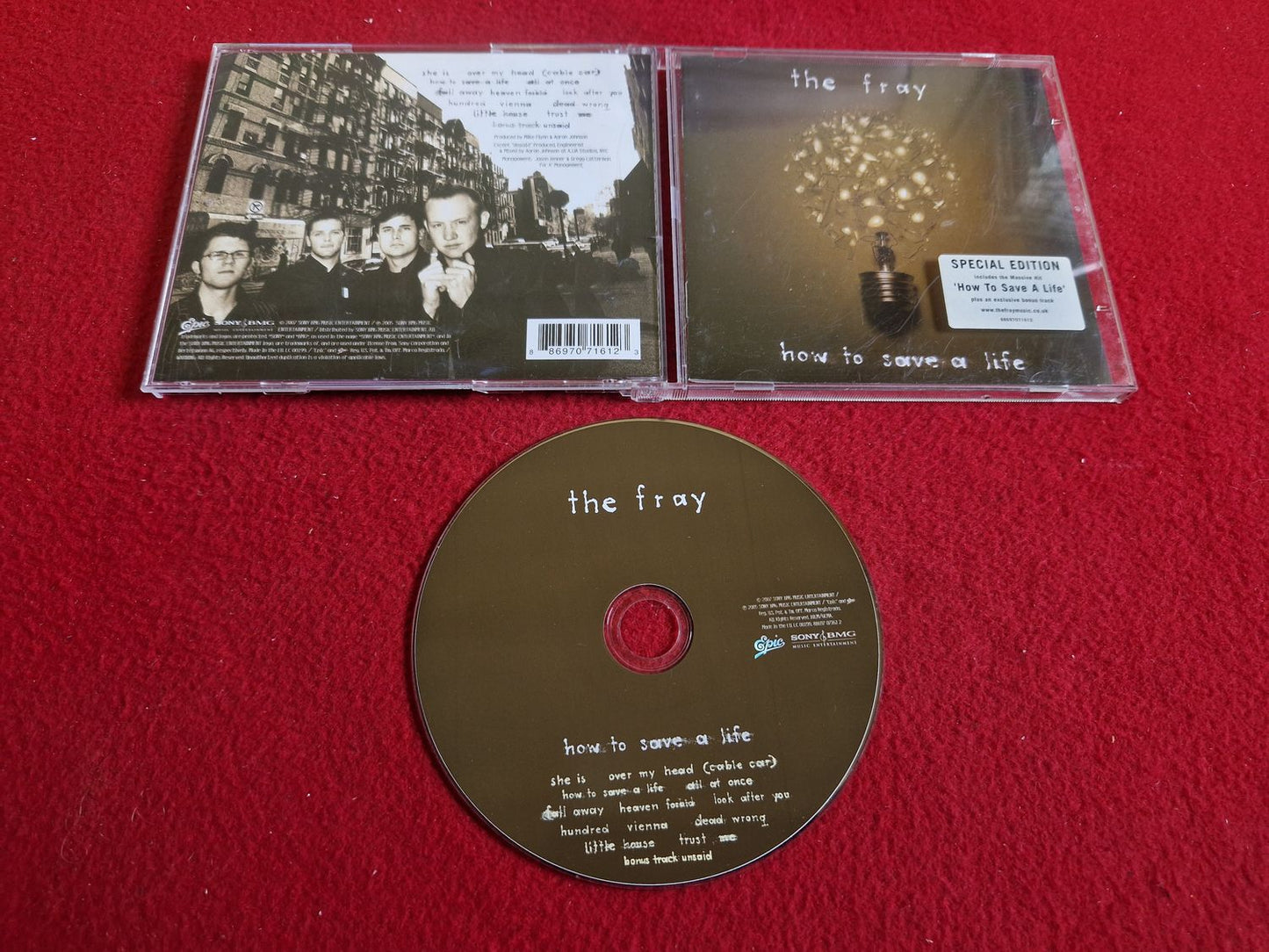 THE FRAY HOW TO SAVE A LIFE till CD