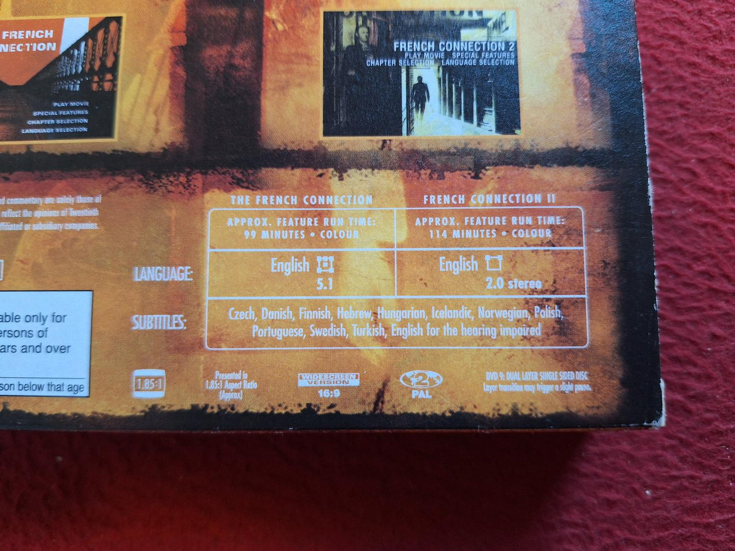THE FRENCH CONNECTION / THE FRENCH CONNECTION II BOX DVD