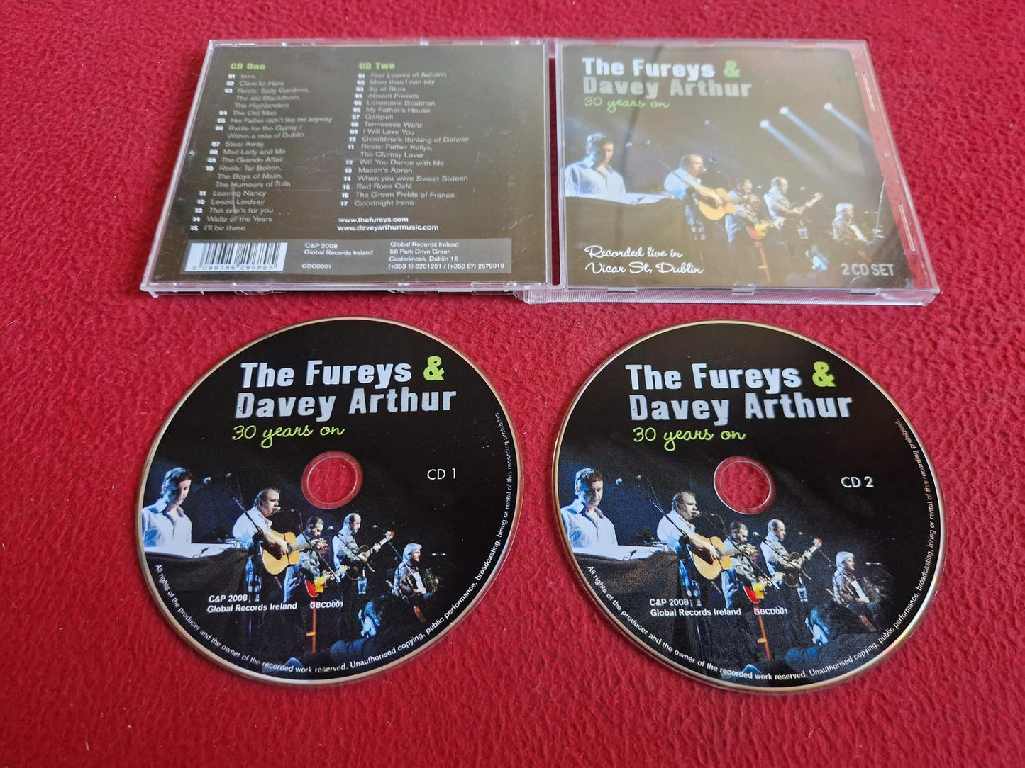 THE FUREYS & DAVEY ARTHUR 30 YEARS ON CD