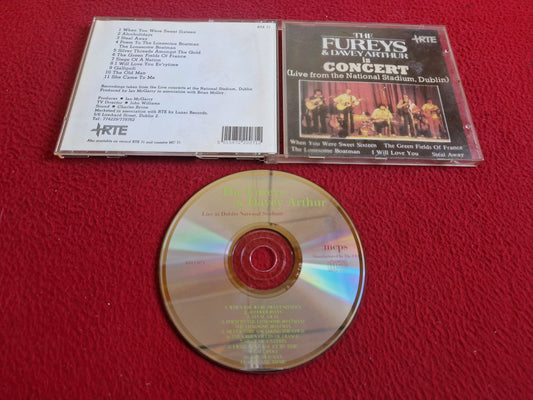 THE FUREYS & DAVEY ARTHUR IN CONCERT LIVE FROM THE NATIONAL STADIUM DUBLIN CD