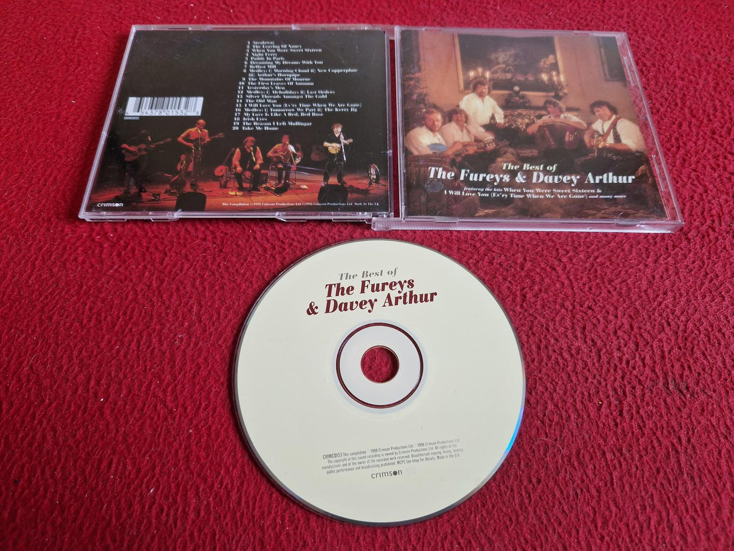 THE FUREYS & DAVEY ARTHUR THE BEST OF CD
