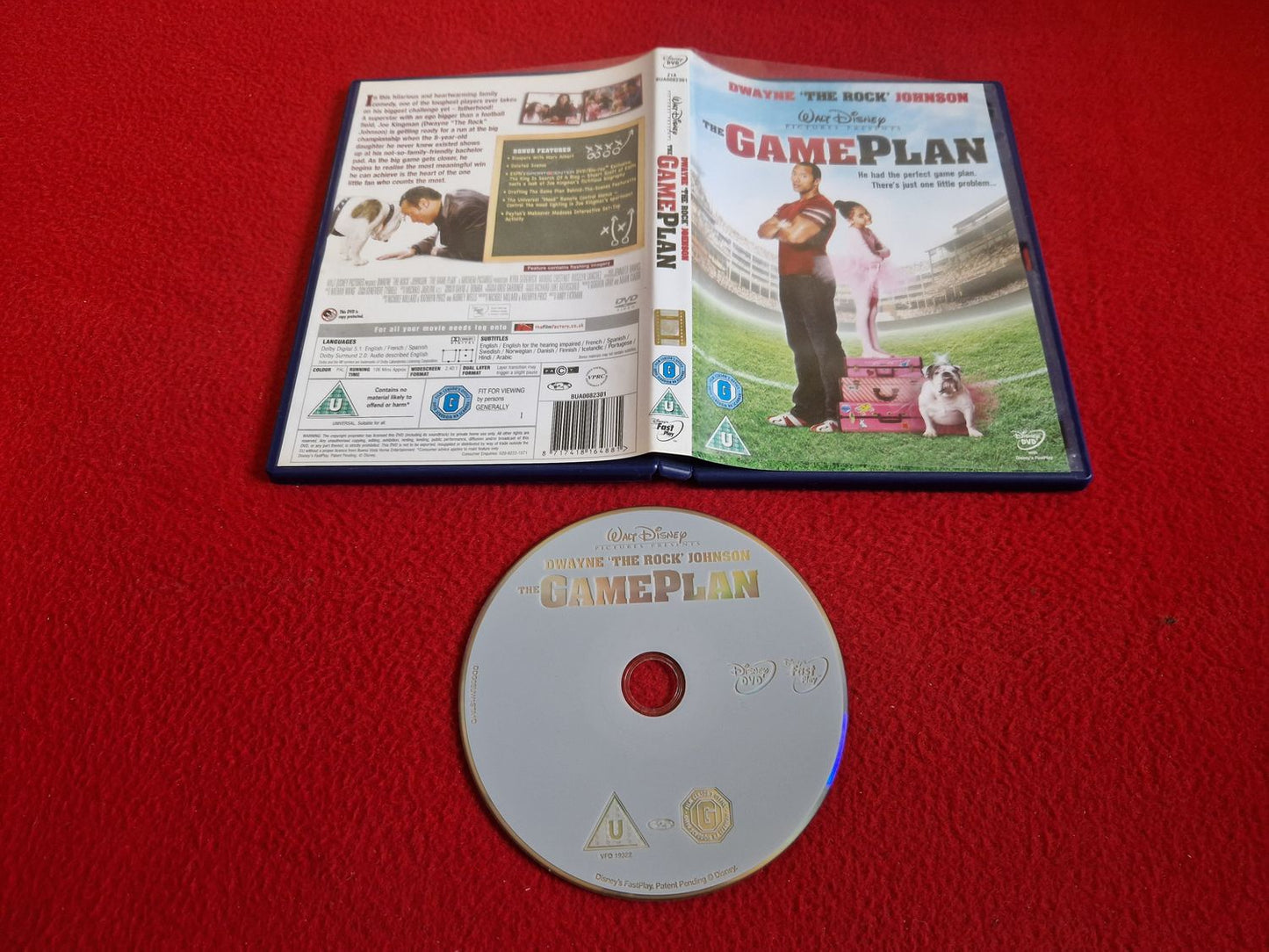 THE GAME PLAN DVD