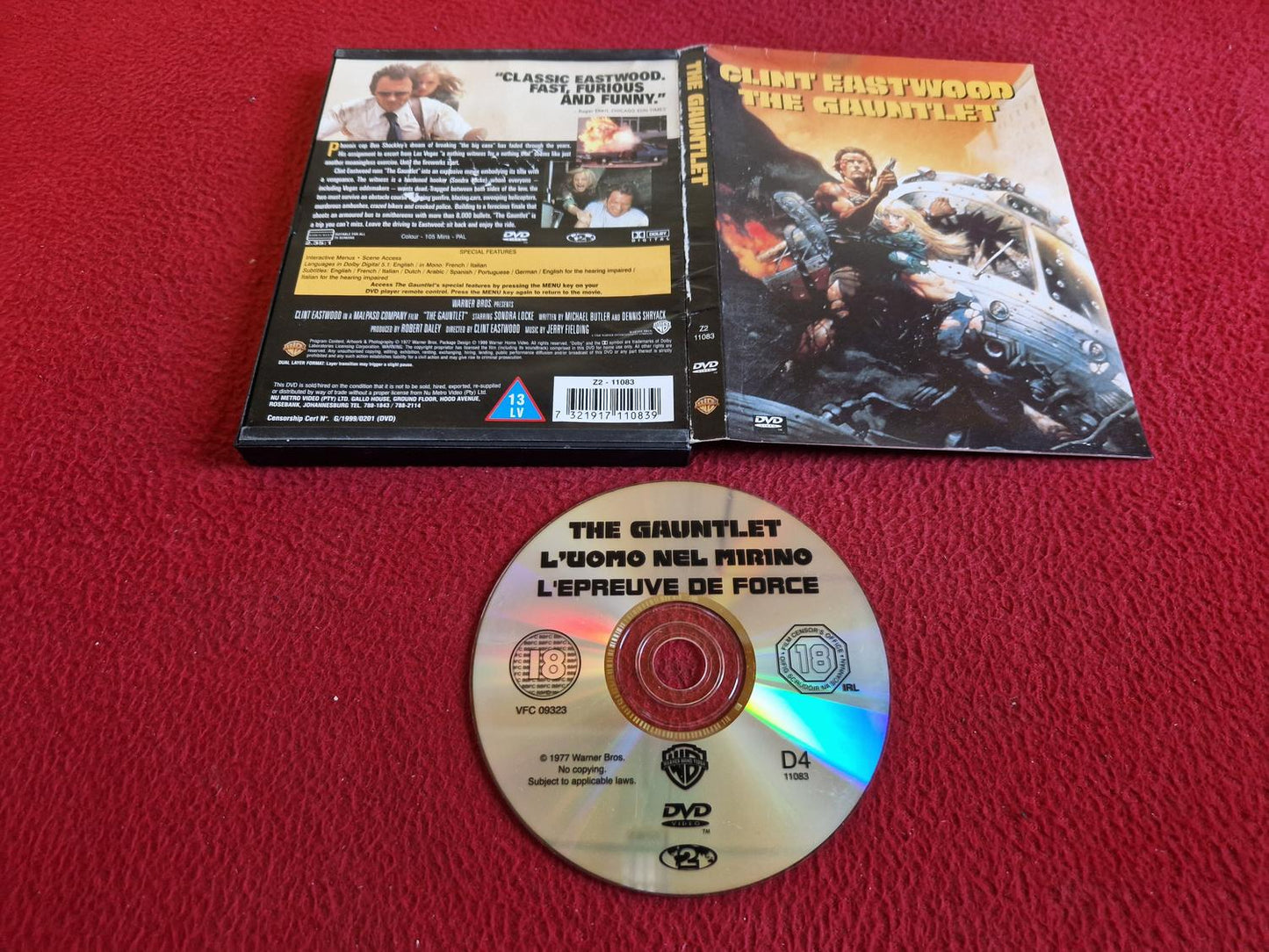 THE GAUNTLET [ SNAPCASE ] DVD