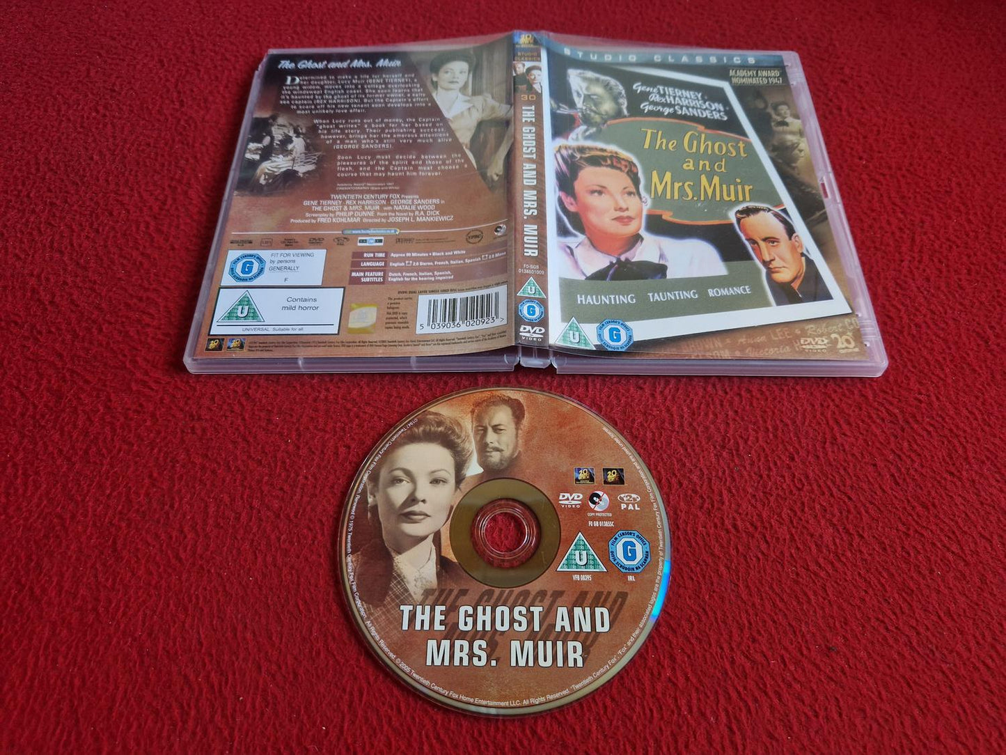 THE GHOST AND MRS. MUIR DVD