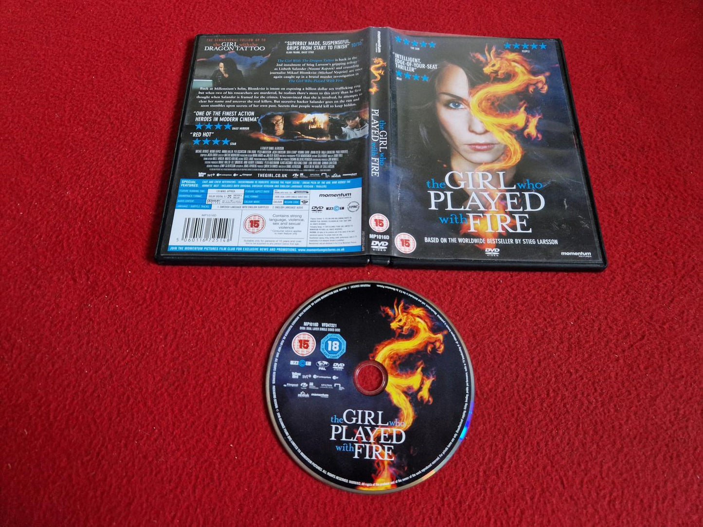 THE GIRL WHO PLAYED WITH FIRE DVD