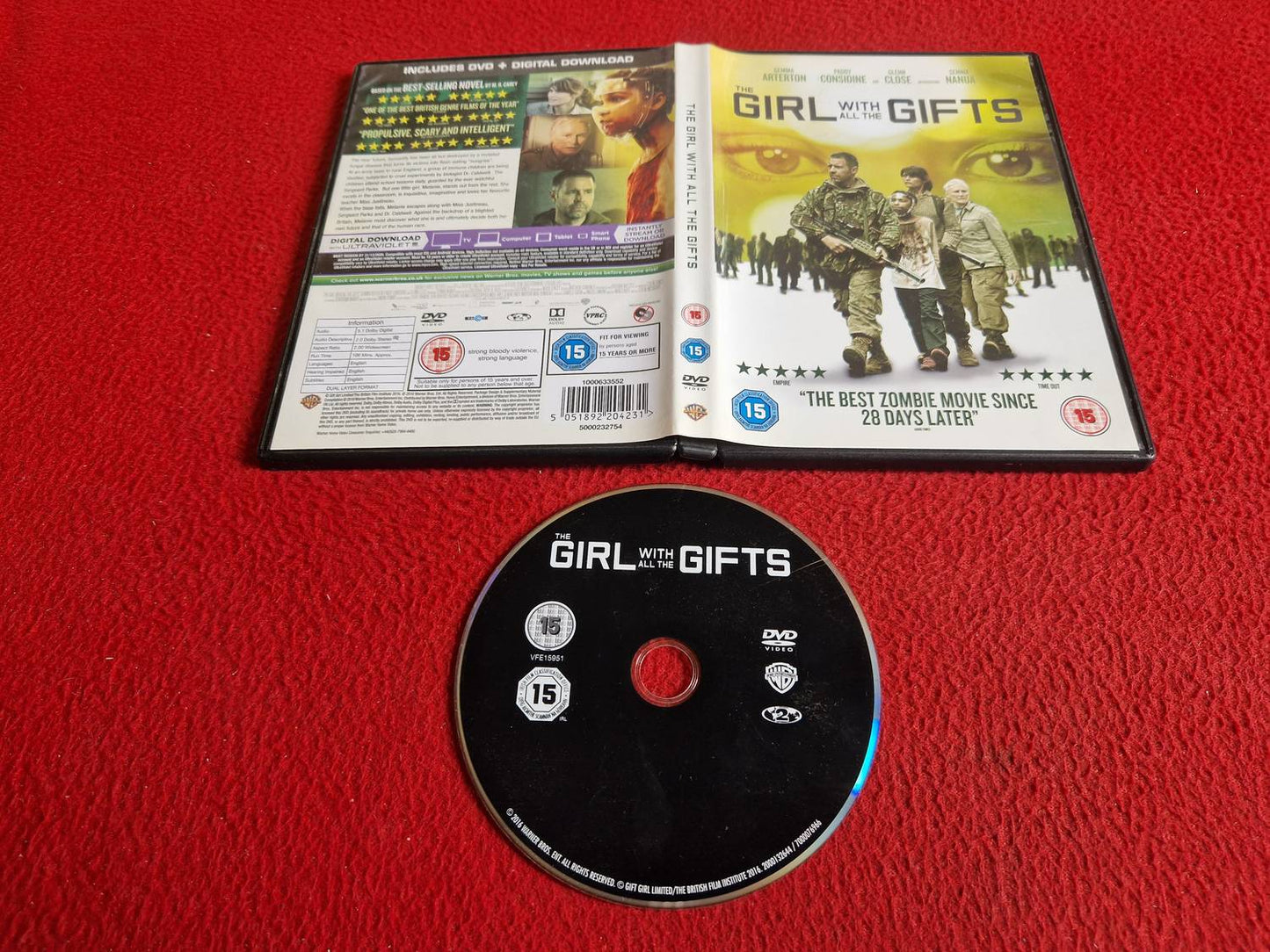 THE GIRL WITH ALL THE GIFTS DVD