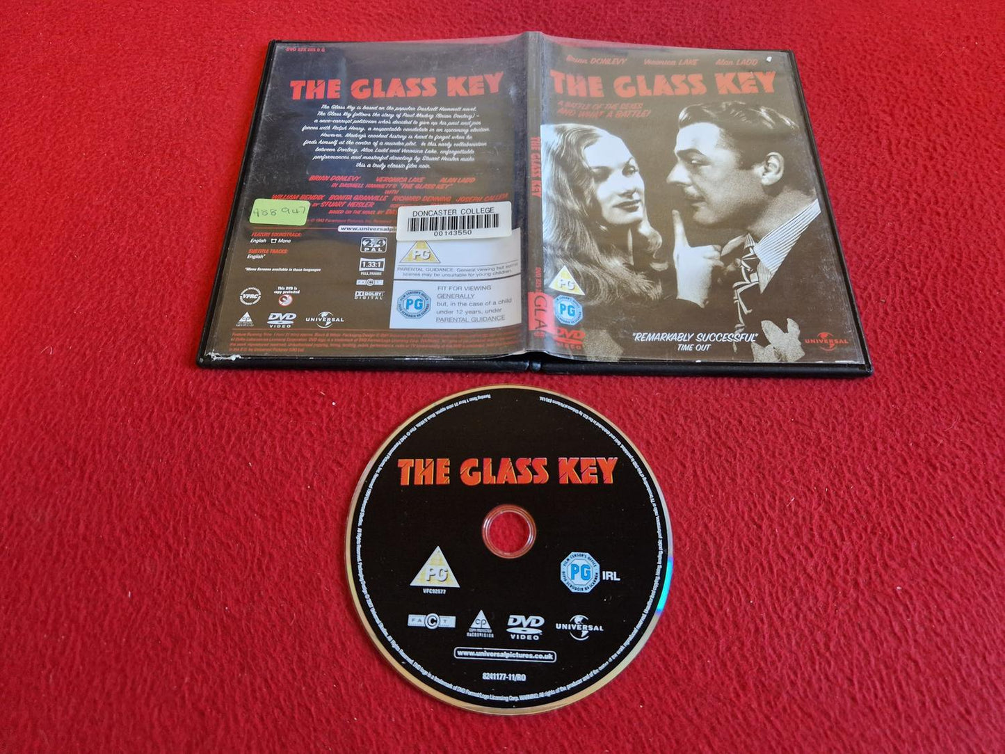 THE GLASS KEY DVD