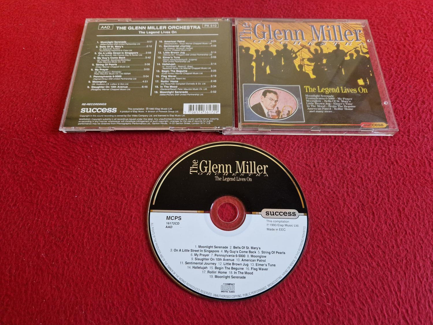 THE GLENN MILLER ORCHESTRA THE LEGEND LIVES ON CD