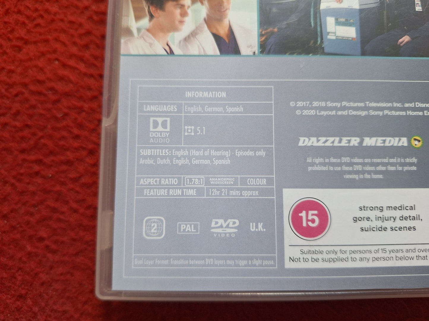 THE GOOD DOCTOR SEASON 1 BOX DVD