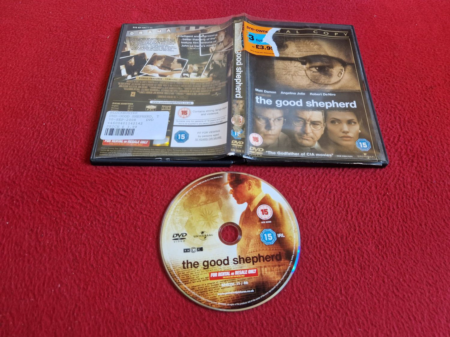 THE GOOD SHEPHERD DVD