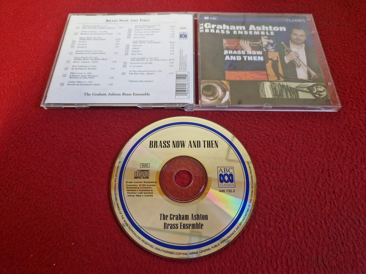 THE GRAHAM ASHTON BRASS ENSEMBLE BRASS NOW AND THEN CD