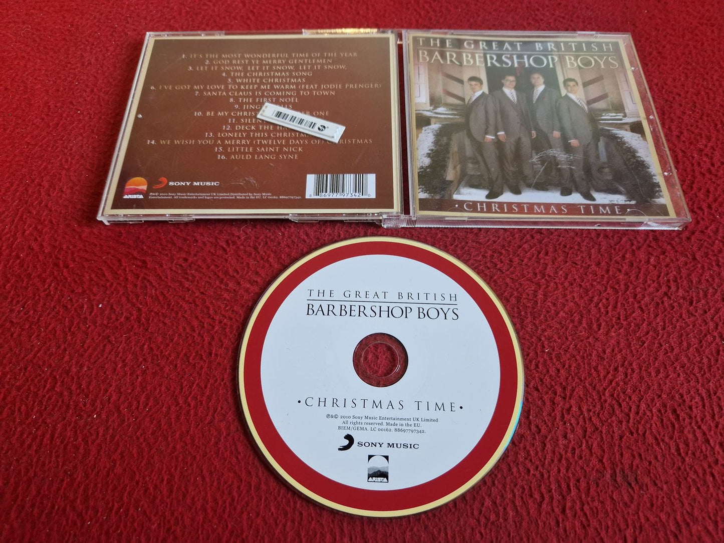 THE GREAT BRITISH BARBERSHOP BOYS CHRISTMAS TIME CD
