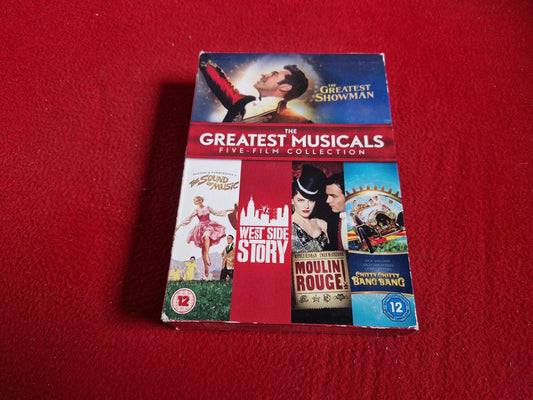 THE GREATEST MUSICALS FIVE-FILM COLLECTION - THE GREATEST SHOWMAN mfl BOX DVD