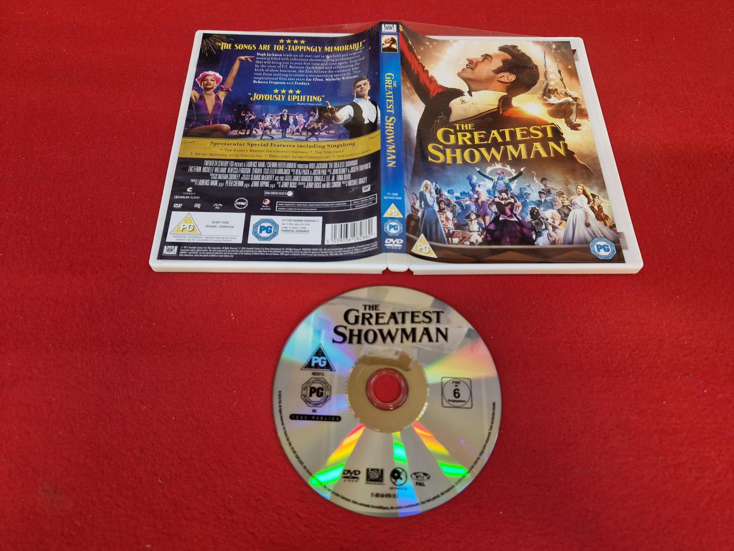 THE GREATEST SHOWMAN till DVD