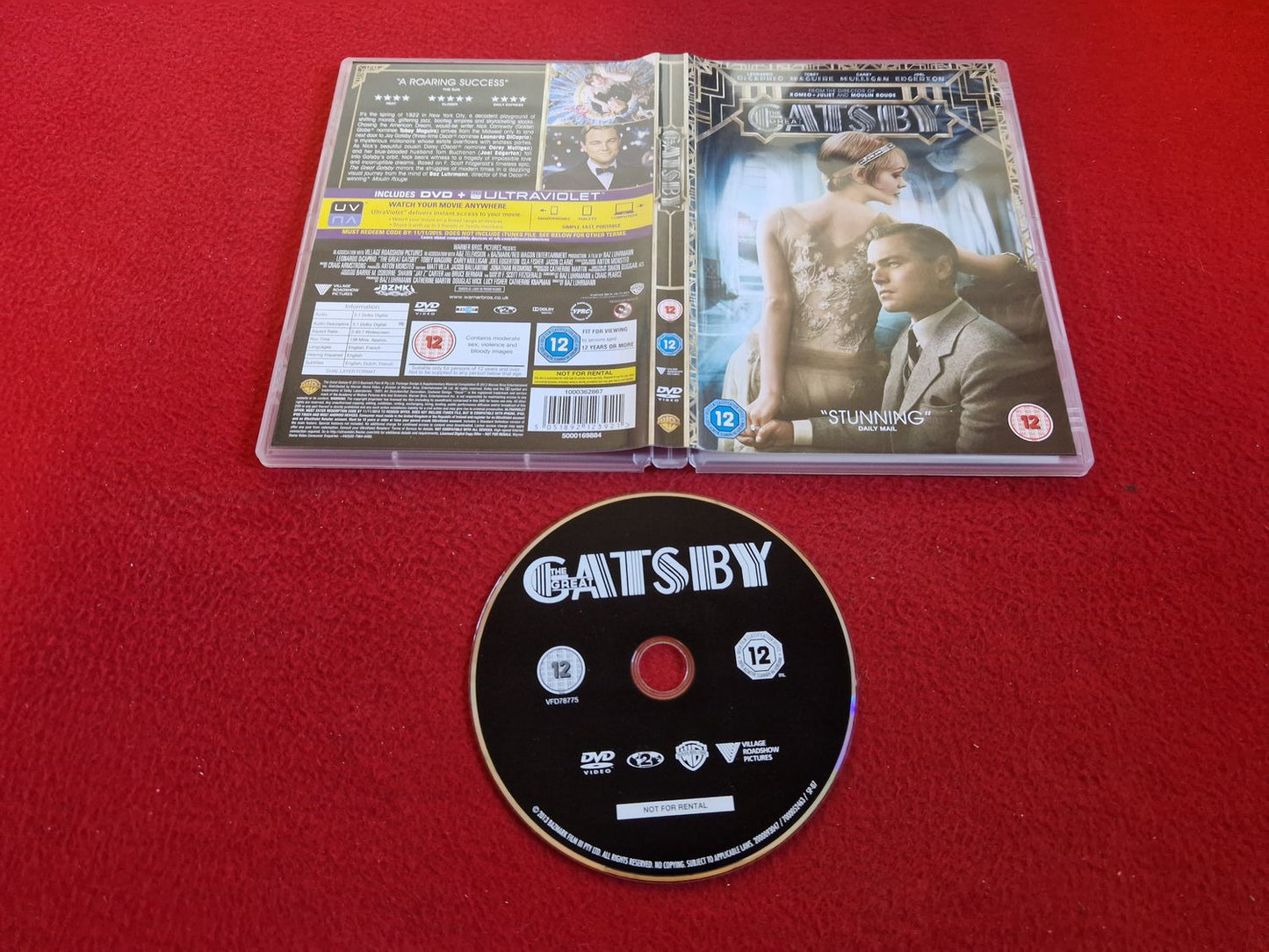 THE GREAT GATSBY DVD