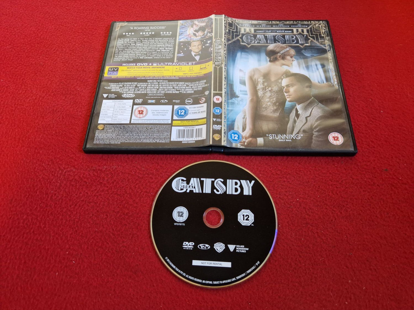 THE GREAT GATSBY DVD