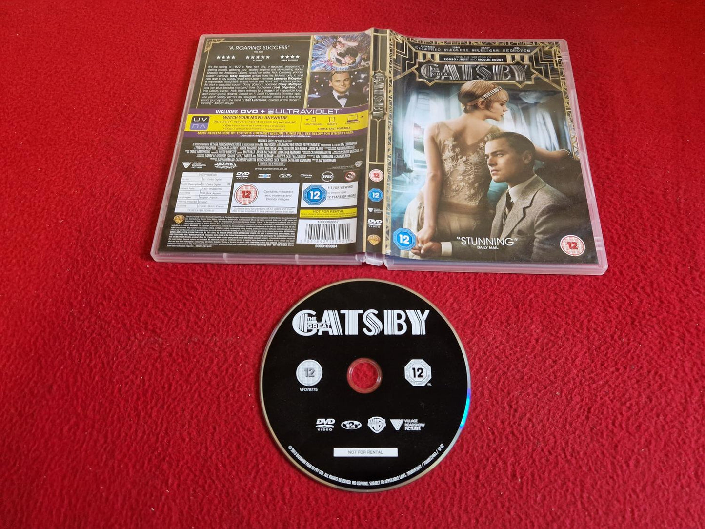 THE GREAT GATSBY DVD