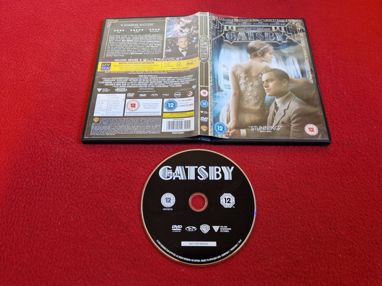 THE GREAT GATSBY DVD