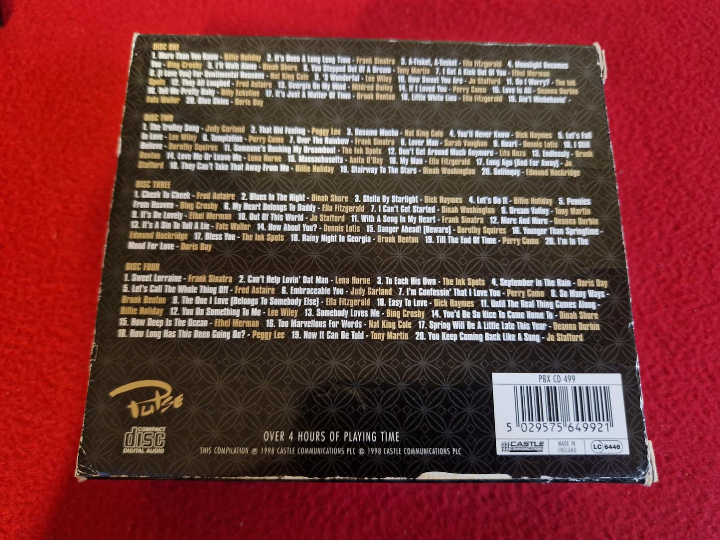 THE GREAT SONG STYLISTS CD BOX