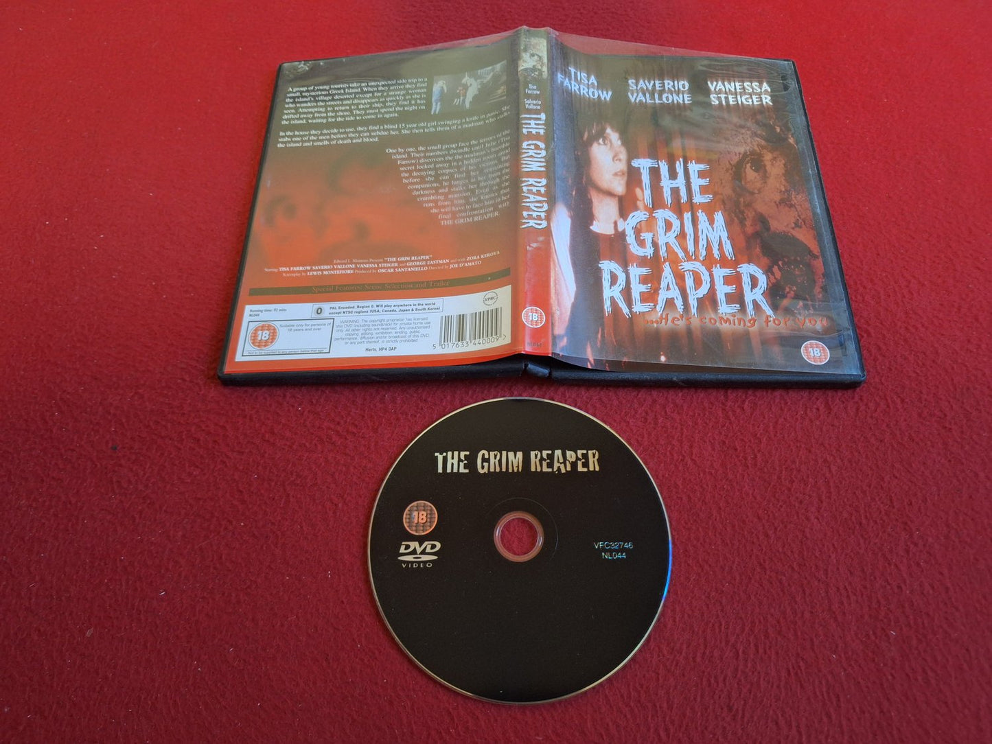 THE GRIM REAPER DVD